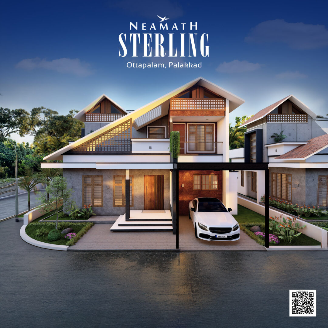 Neamath sterling offers modern and luxury villas in palakkad ottapalam