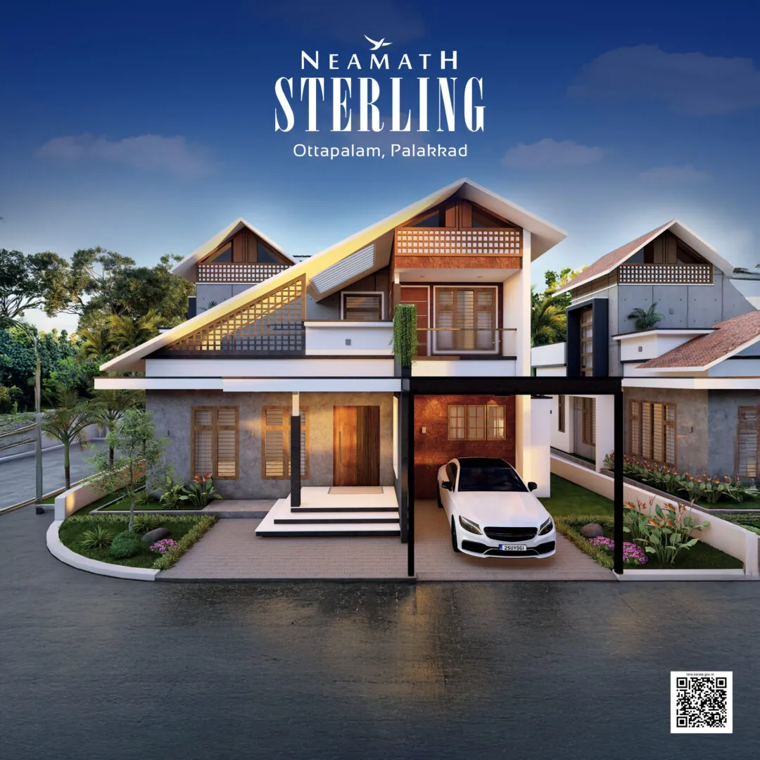 Neamath sterling offers modern and luxury villas in palakkad ottapalam